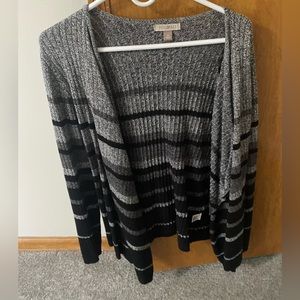 Grey/black striped sweater